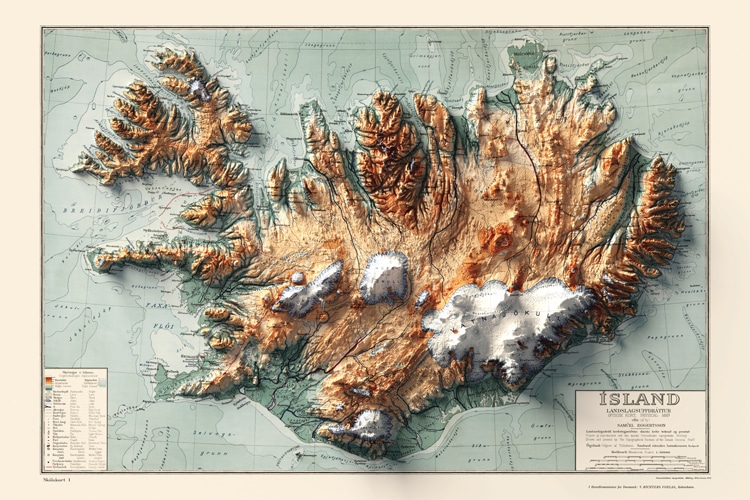 Iceland Map