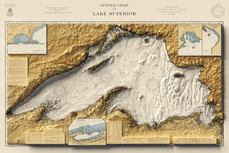 Lake Superior Map