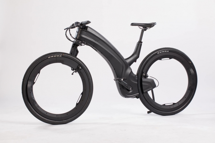 Engineer Crafts an Amazing Hubless Bike With No Spokes on Its Wheels - modern met