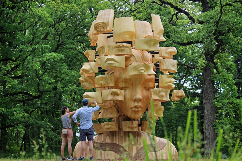 Daniel Popper's Incredible Sculptures Invade the Morton Arboretum