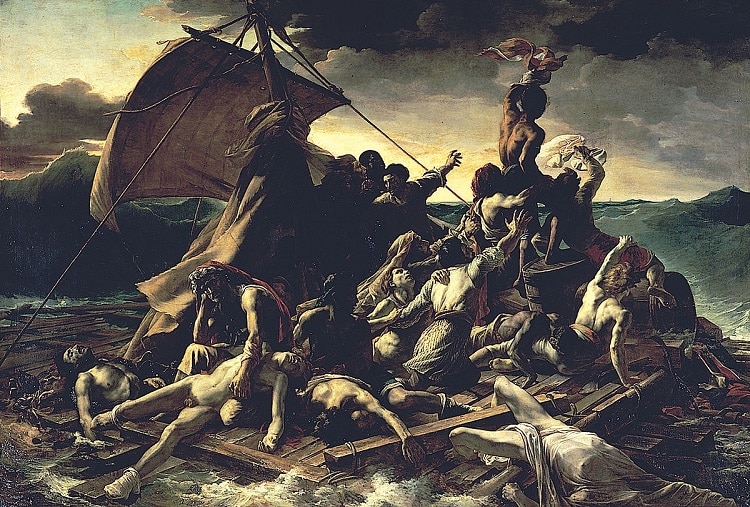 Le Radeau de la Méduse par Théodore Géricault 