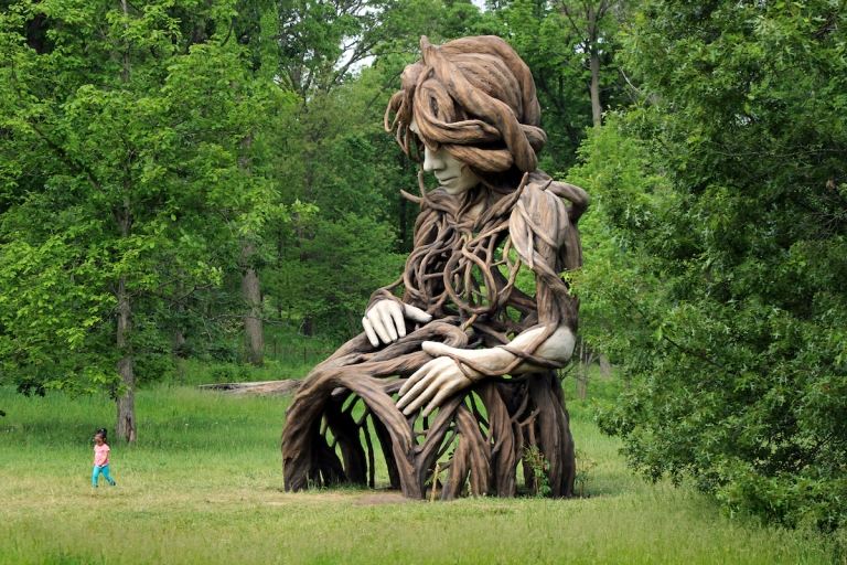 Daniel Popper's Incredible Sculptures Invade the Morton Arboretum