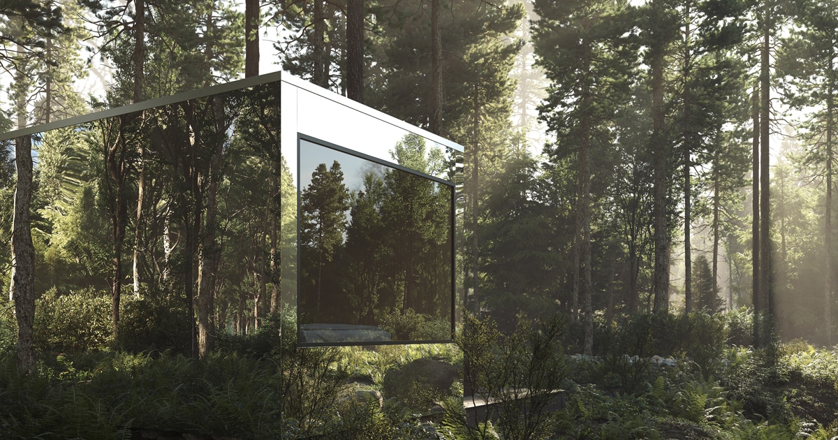 Arcana Mirrored Cabins Seem To Disappear Into the Surrounding Forests