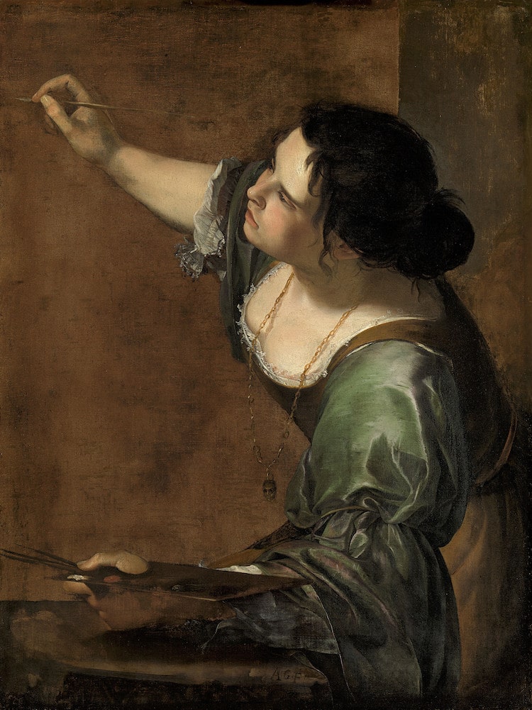 Artemisia Gentileschi Portrait