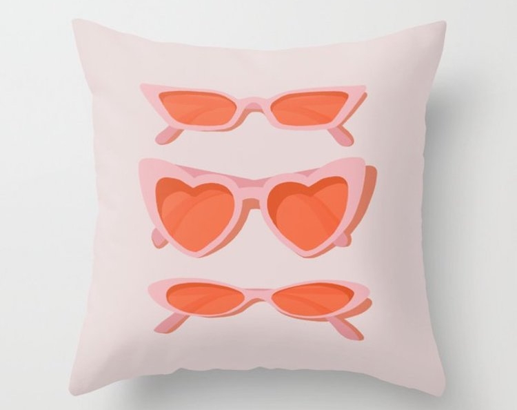 Heart Sunglasses Pillows