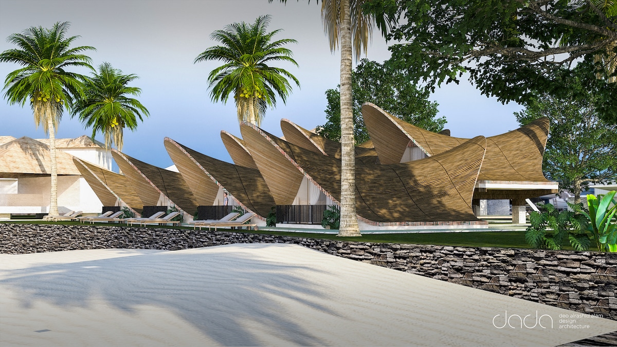 Bihing Tahik Resort exterior shot