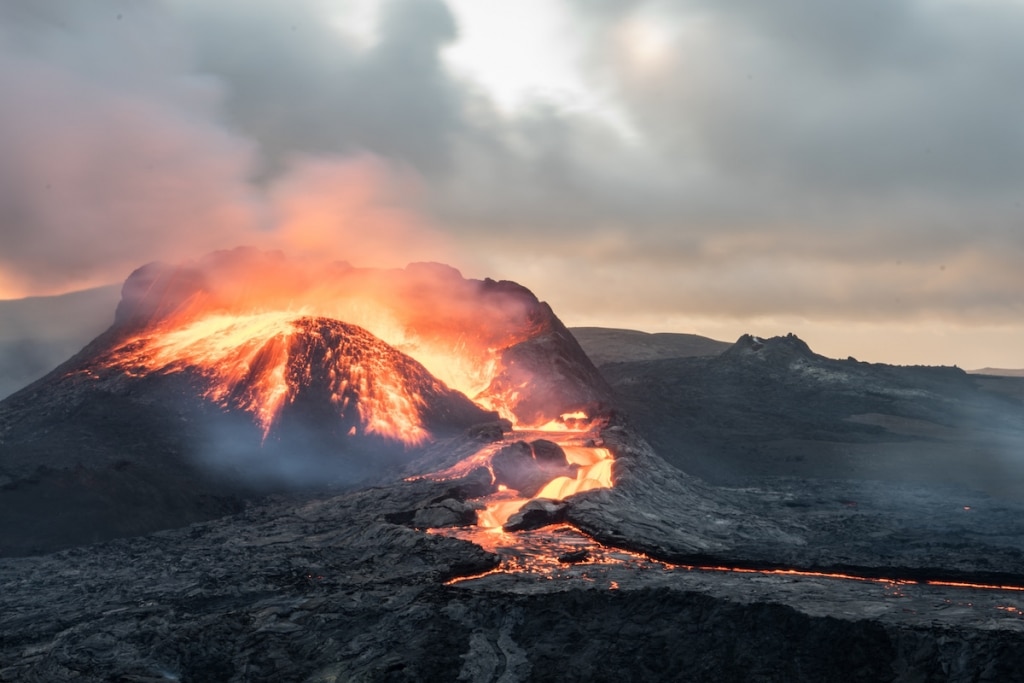 Unbelievable Photos Of Iceland's Fagradalsfjall Volcano Erupting