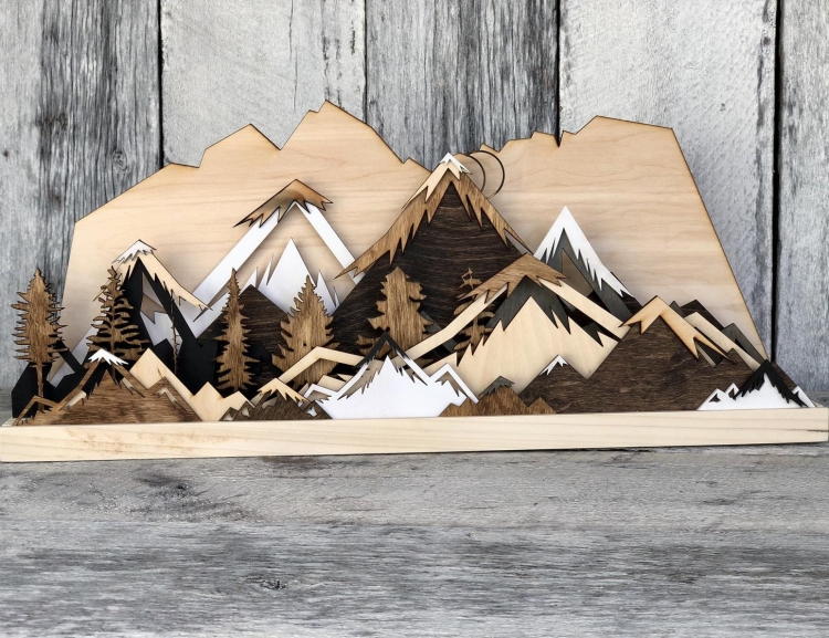 Mountain Decorative Wall Art – HollyBee and Company