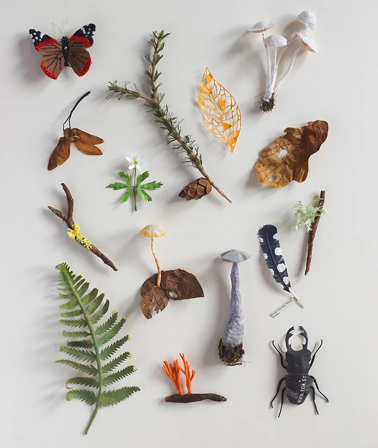 Kate Kato Recycled Paper Sculptures