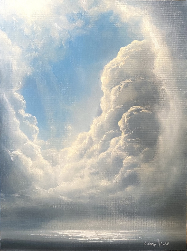 Exquisite Oil Paintings Capture the Beauty of Cloudy Days