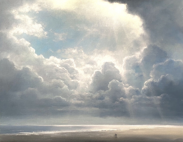 Exquisite Oil Paintings Capture the Beauty of Cloudy Days