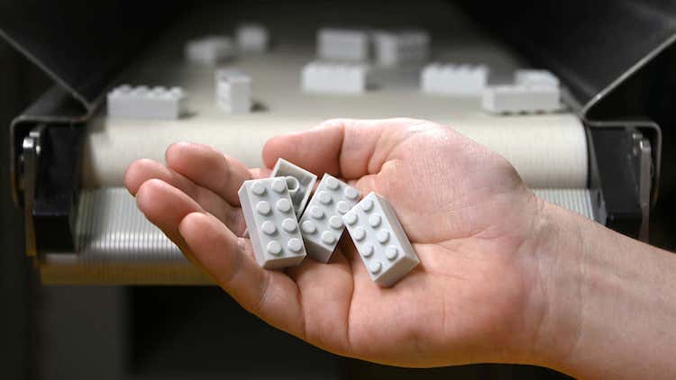 Briques LEGO en plastique recyclé 