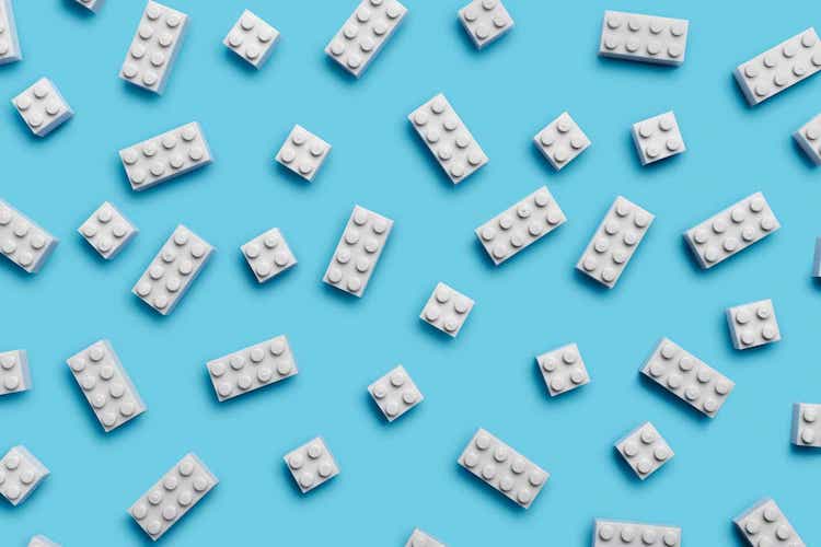 Briques LEGO en plastique recyclé 