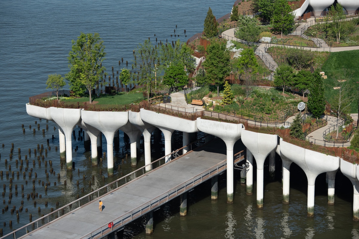 Photographer Timothy Schenck captures NYC's Little Island by Heatherwick Studio and MNLA