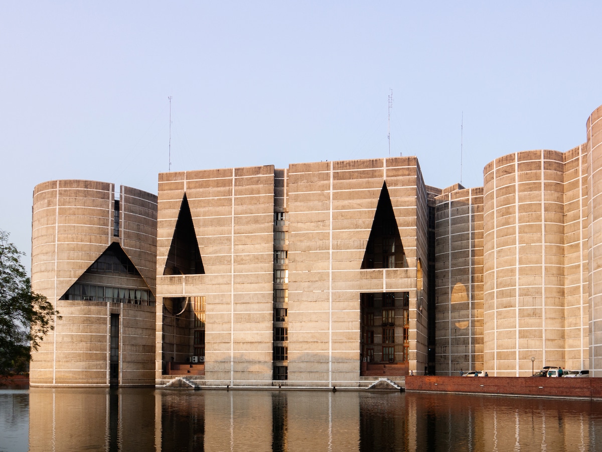 National Assembly Building of Bangladesh by Louis Kahn