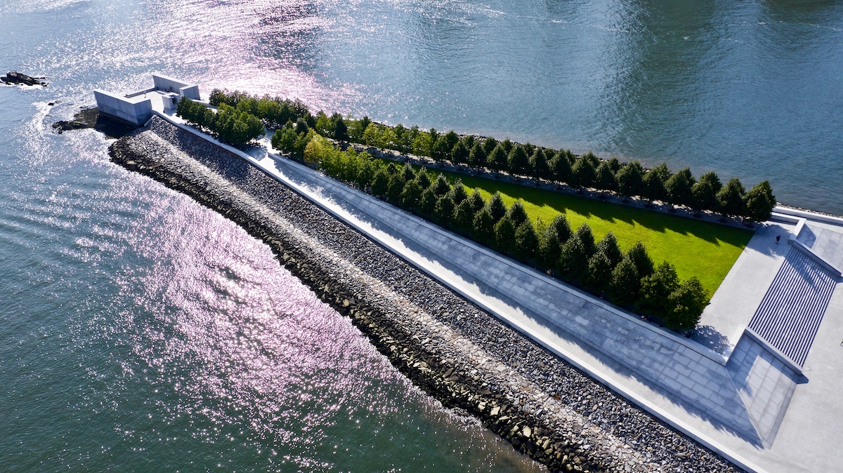 Four Freedoms Park by Louis Kahn