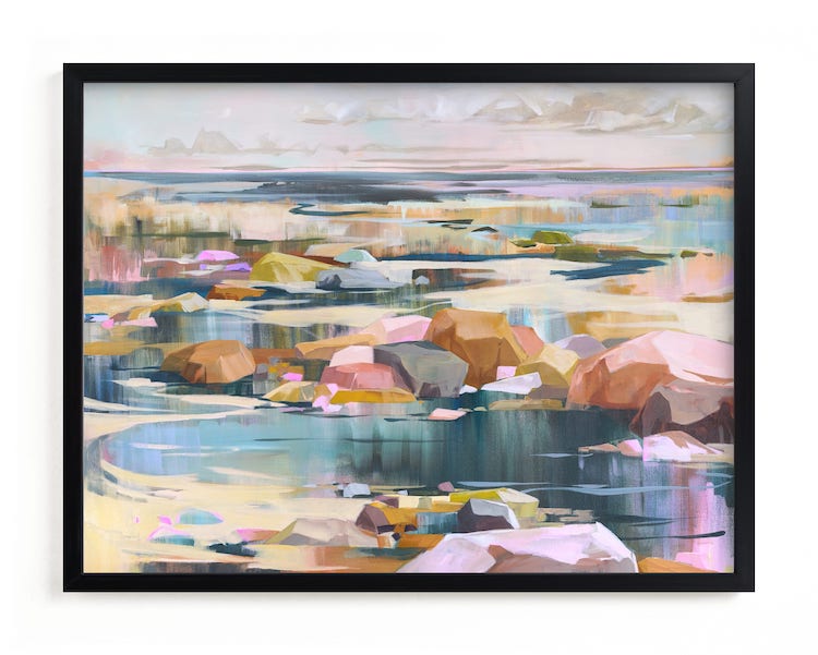 Colorful Painting of a River