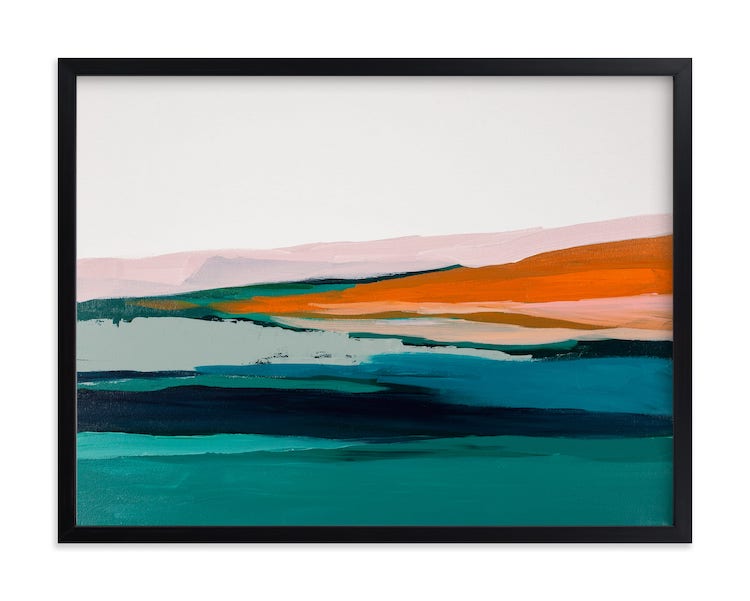 Colorful Abstract Seascape on Minted