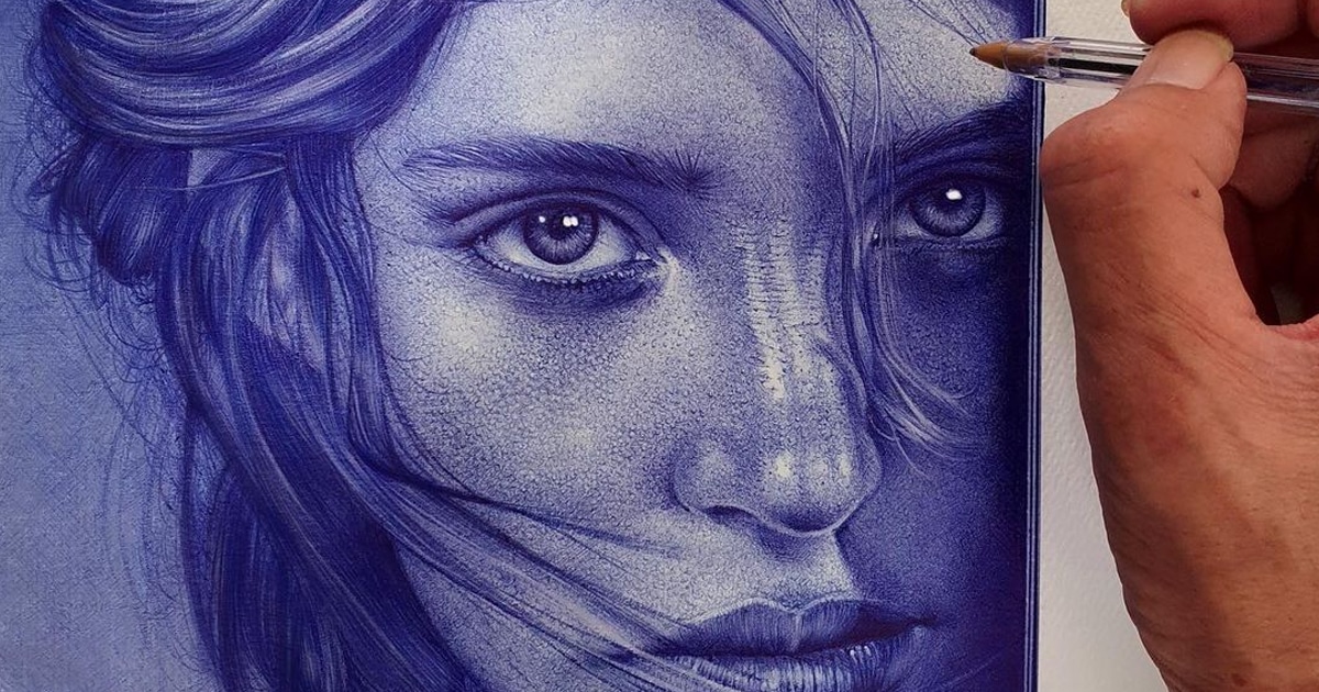 Ballpoint Pen Art & the Best Ballpoint Pen for Drawing