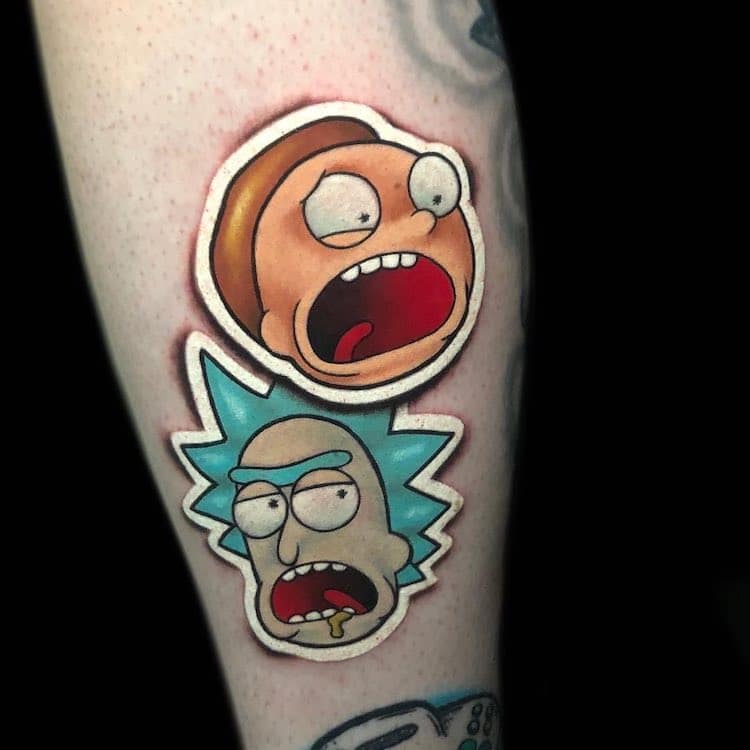 Sticker Tattoos by Luke Cormier