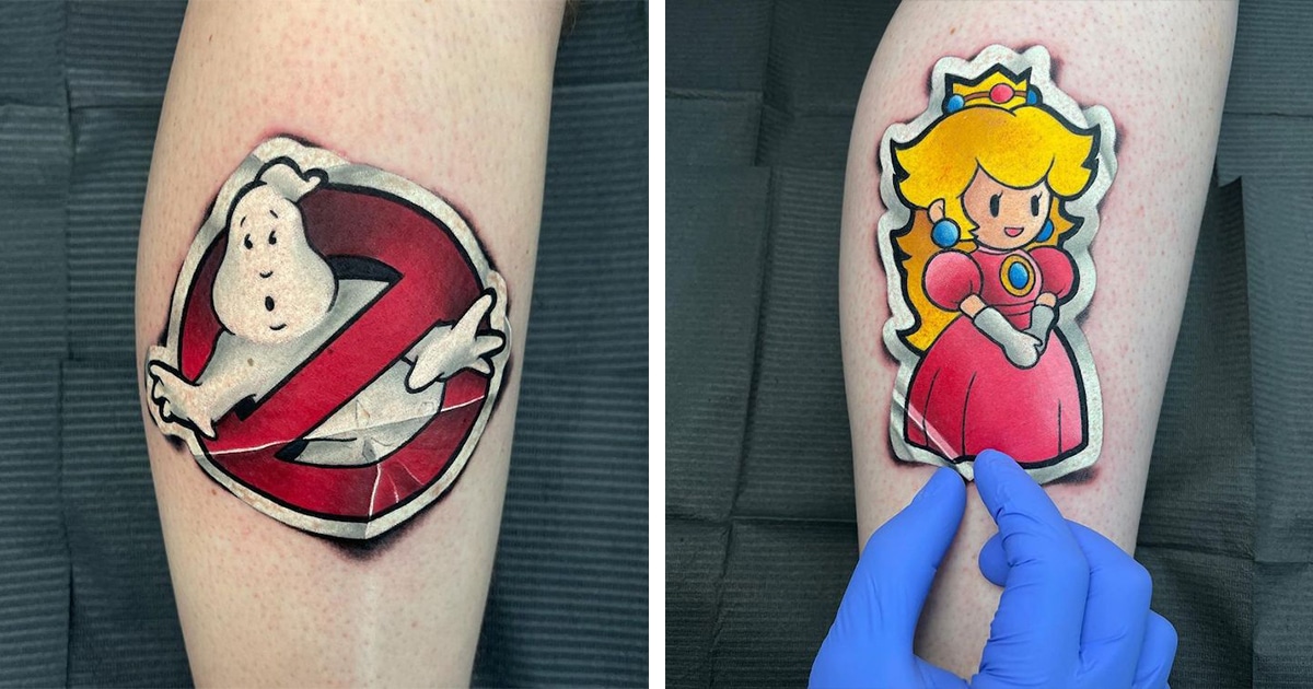 Super Mario tattoo by Mambo Tattooer  Post 31285