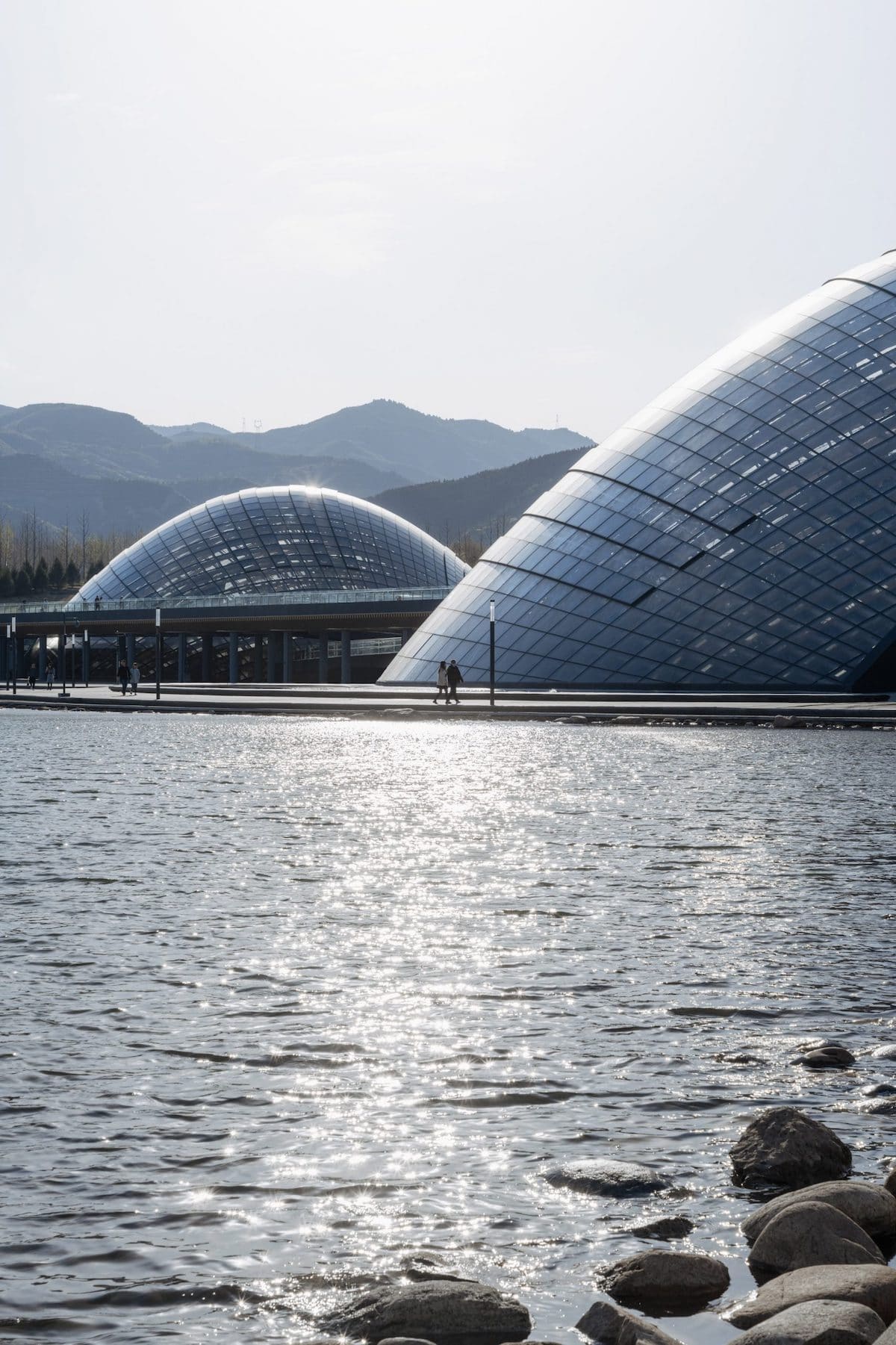 Domes of Taiyuan Botanical Garden by Delugan Meissl Associated Architects