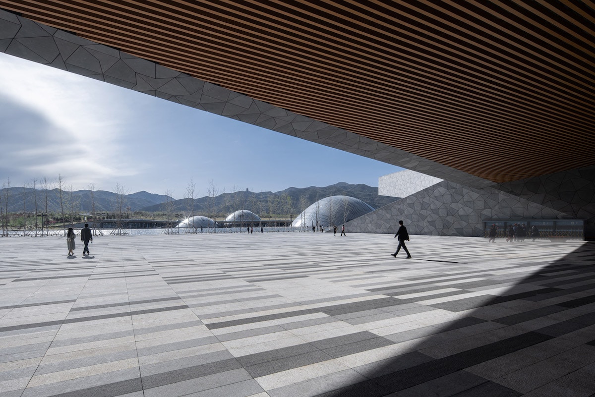 Exterior Shot of Taiyuan Botanical Garden by Delugan Meissl Associated Architects