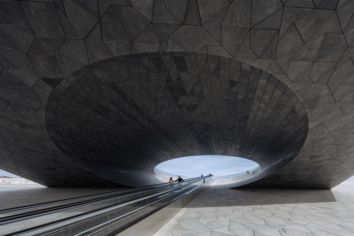 Exterior Shot of Taiyuan Botanical Garden by Delugan Meissl Associated Architects