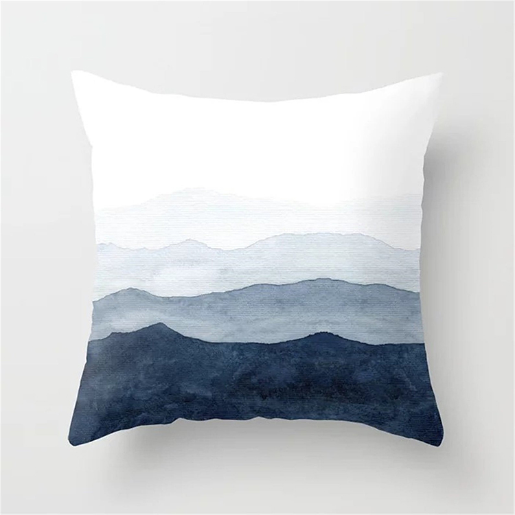 Watercolor Mountains PIllow Cover