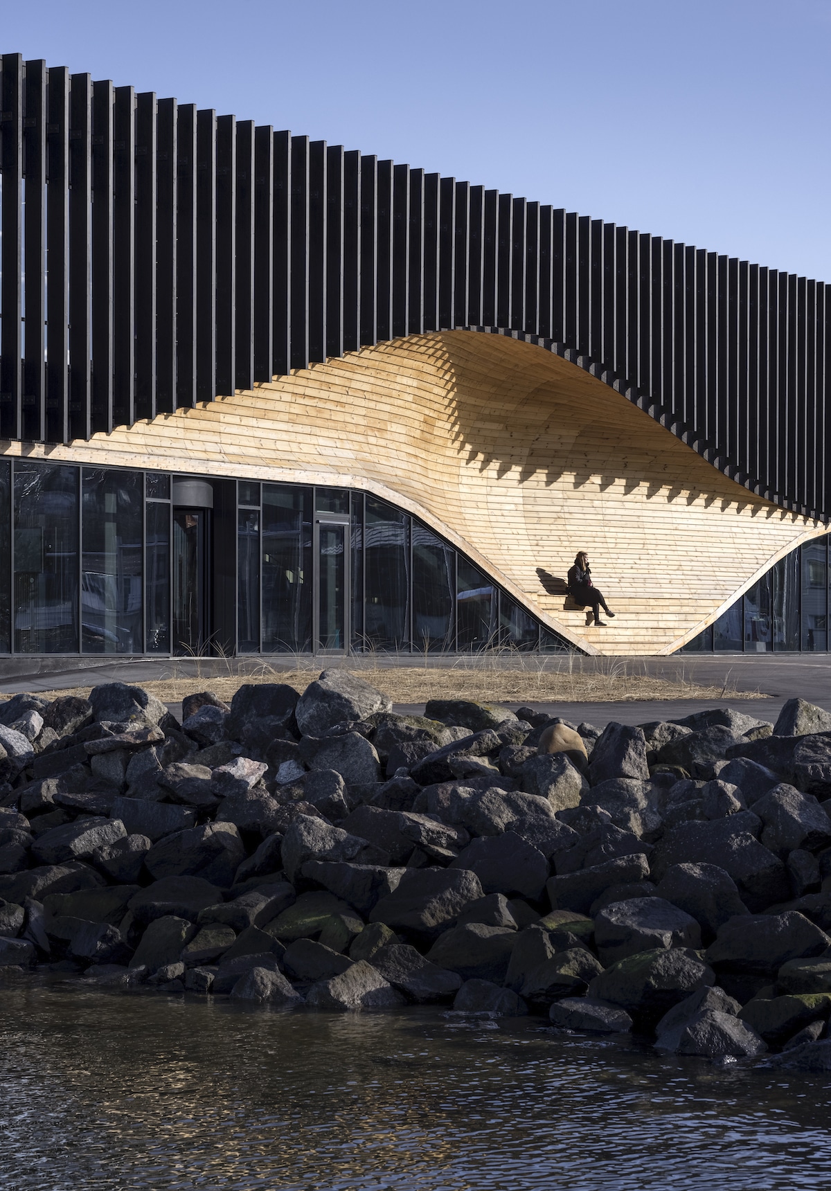 Stepped Facade of the Klimatorium Climate Center by 3XN and SLA