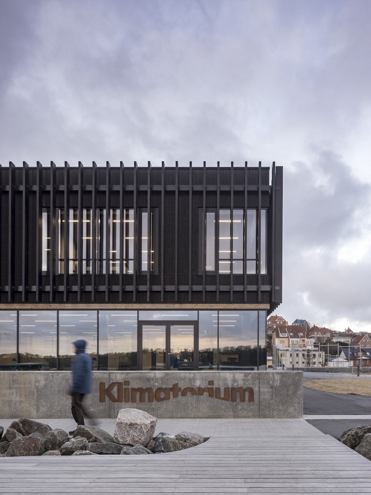 Exterior of the Klimatorium Climate Center by 3XN and SLA