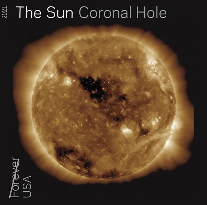 Coronal Hole Sun Stamp