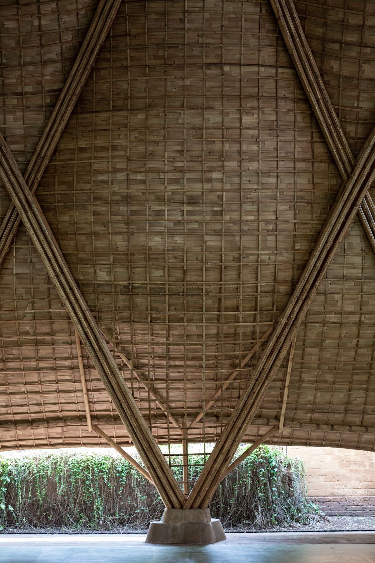 Interior Shot of The Arc at Green School in Bali, Indonesia