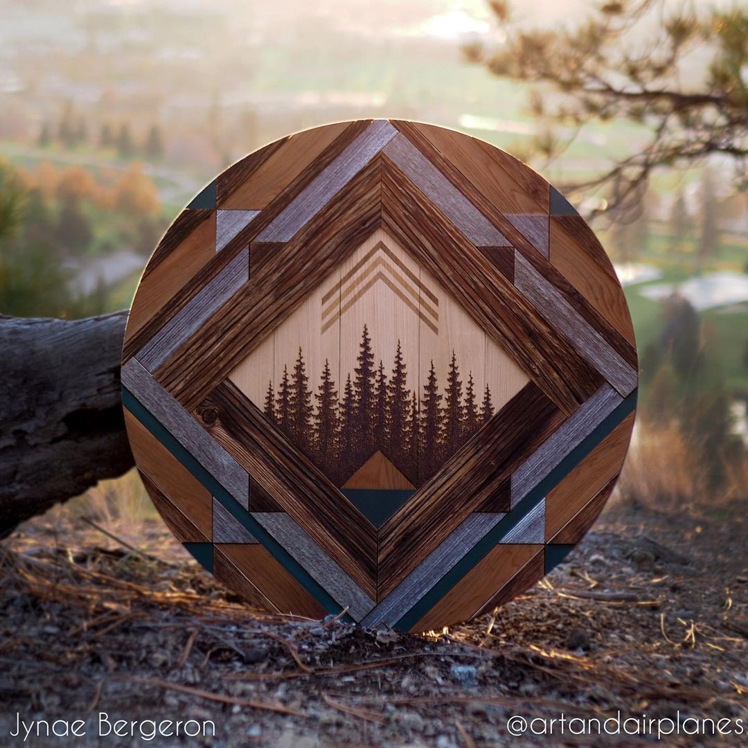 Reclaimed Wood Wall Art by Jynae Bergeron