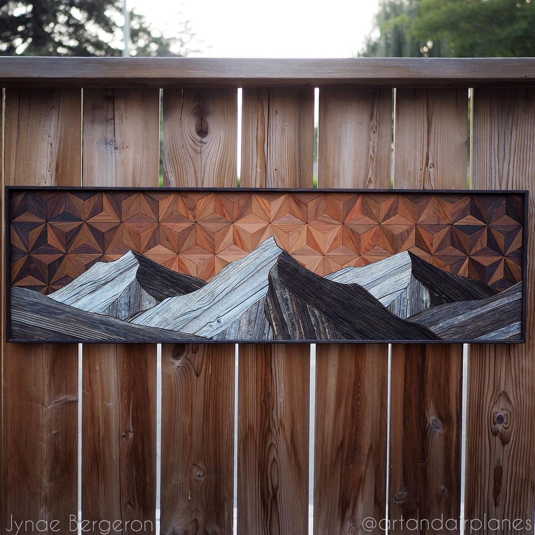 Reclaimed Wood Wall Art by Jynae Bergeron