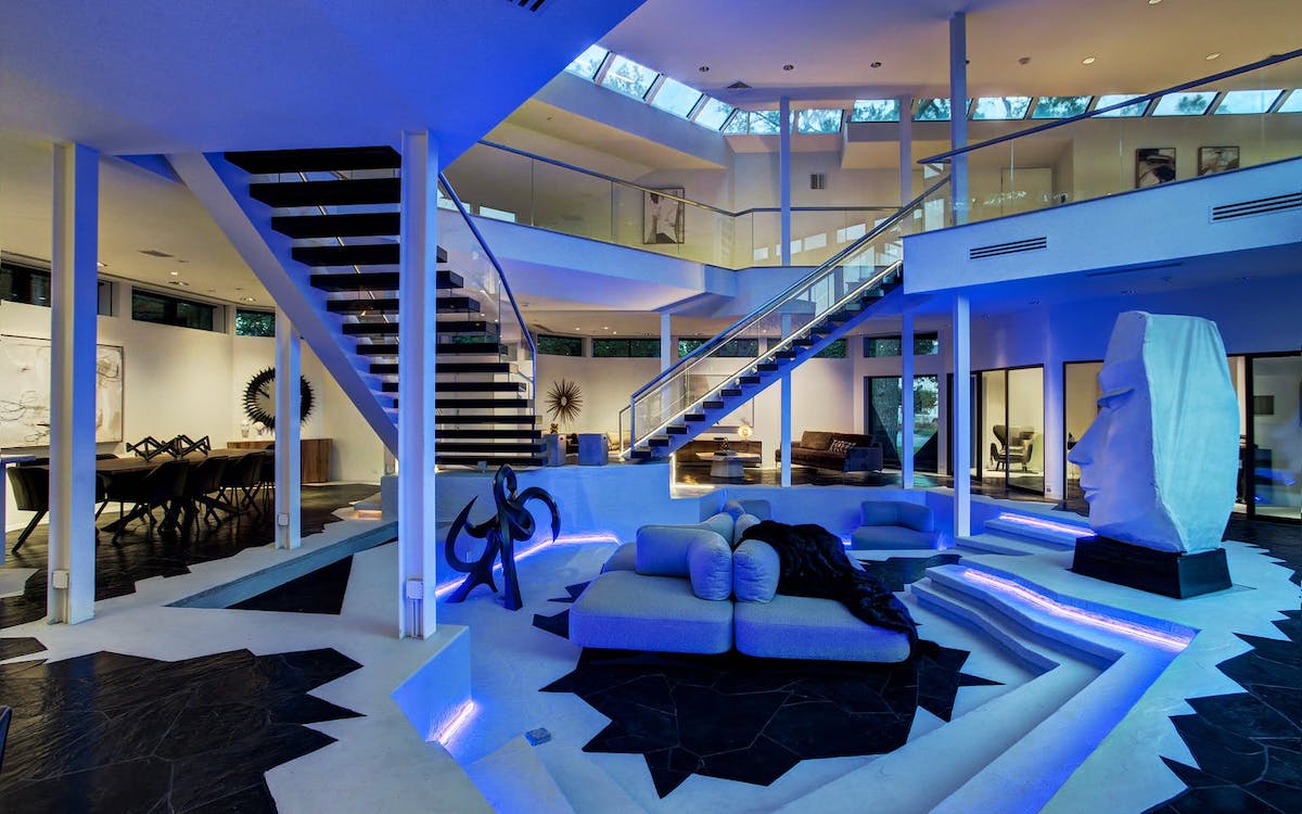Interior View of the Darth Vader House in Houston, Texas