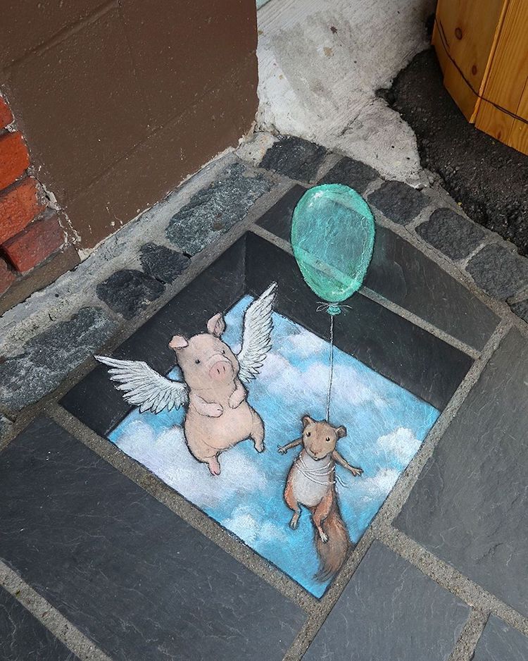 Street Art by David Zinn