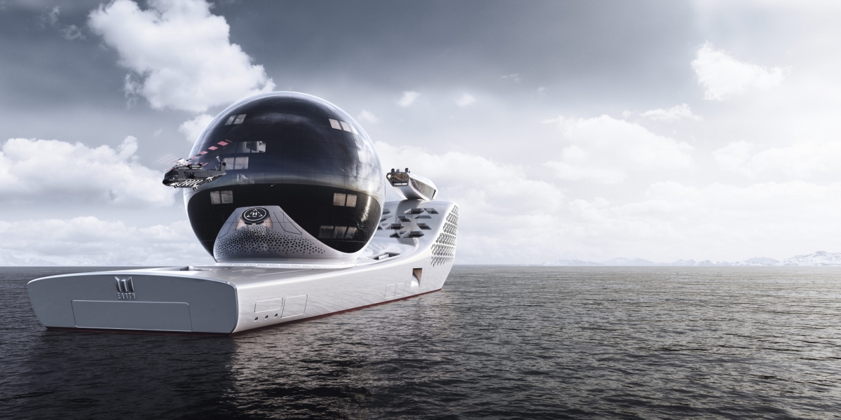 Earth 300 Nuclear Powered Superyacht for Scientific Research
