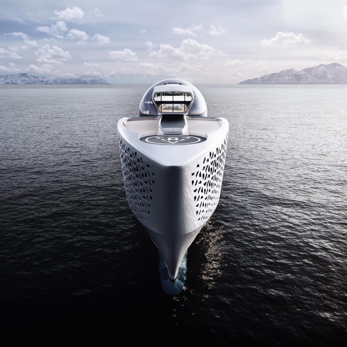 Earth 300 Nuclear Powered Superyacht for Scientific Research