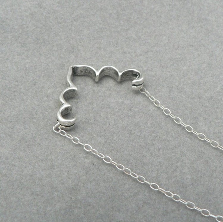 Flourish Sterling Silver Necklace