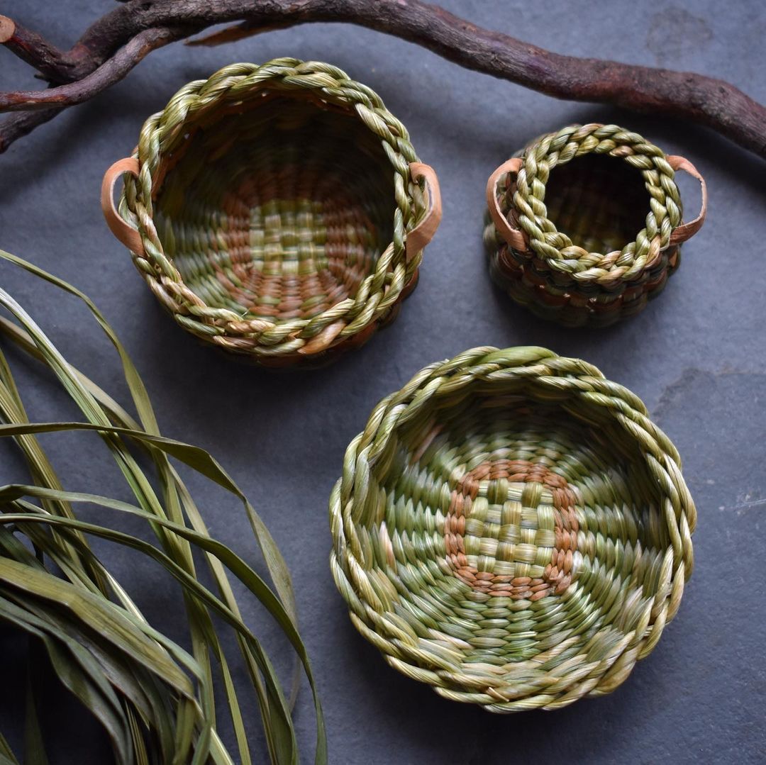 cestería por Foraged Fibers