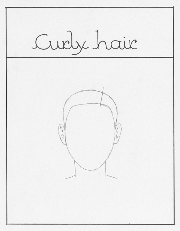 How to Draw Curly Hai