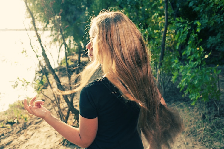 Person with Long Hair