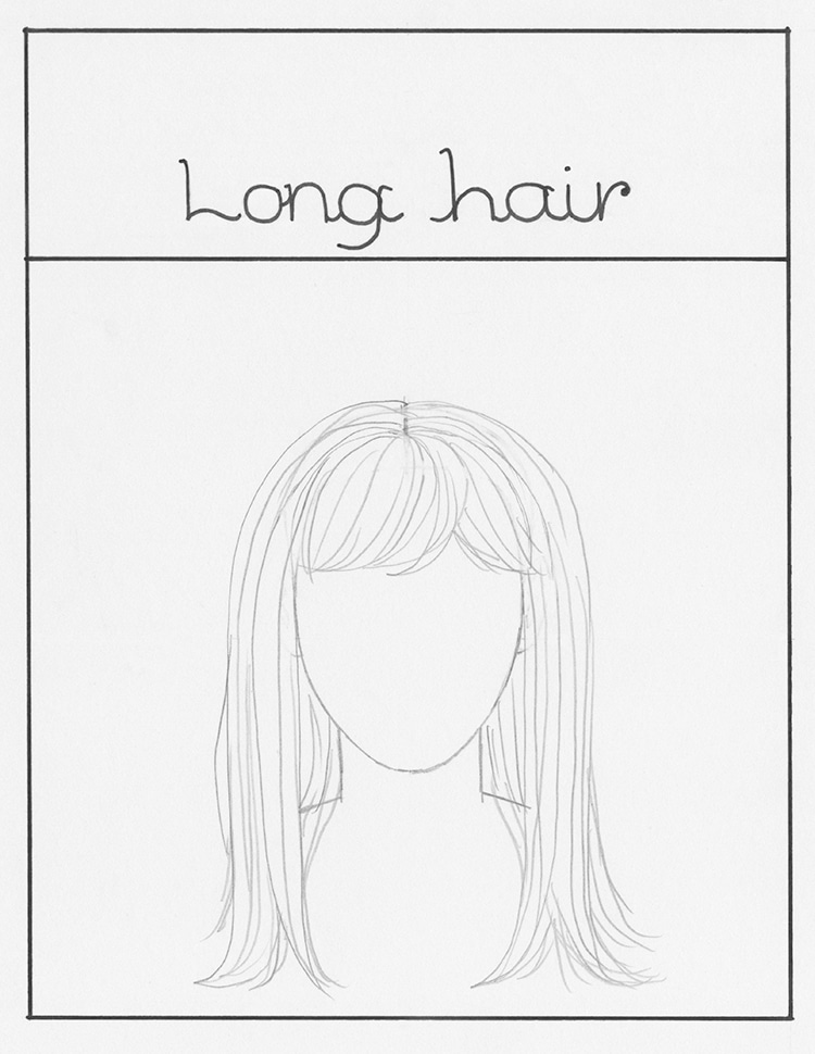 How to Draw Long Hair