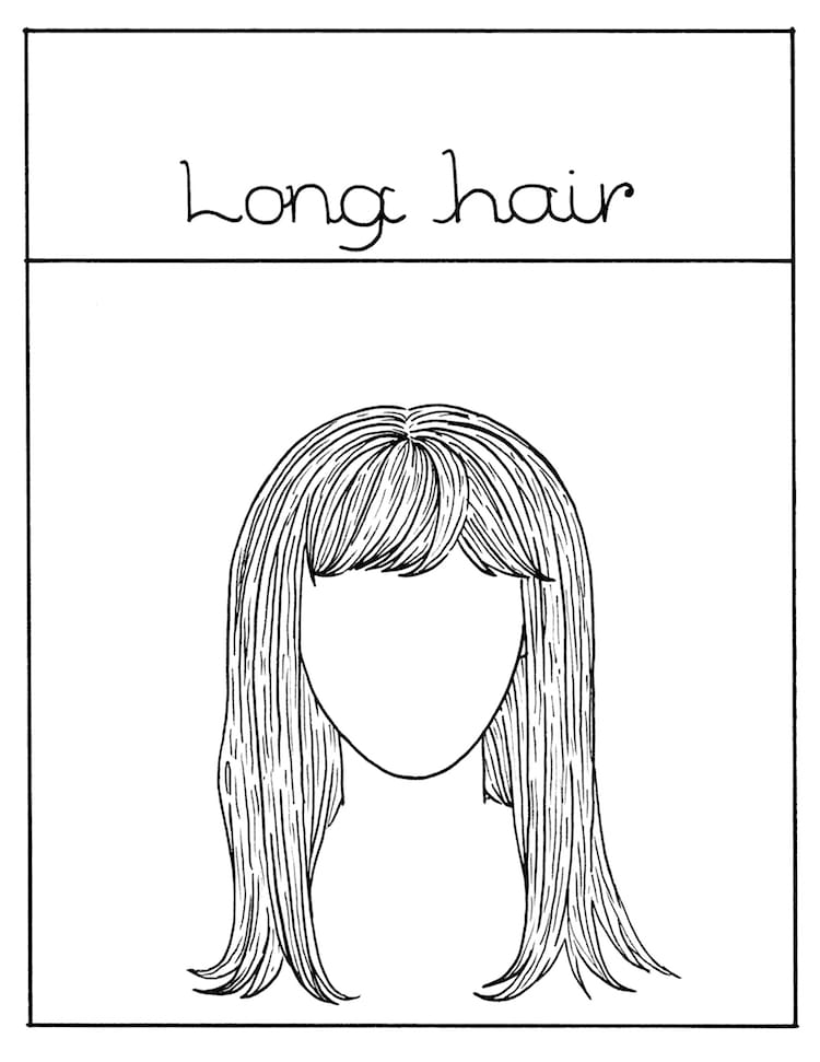 How to Draw Hair  Easy Method for Depicting Hair Tutorial