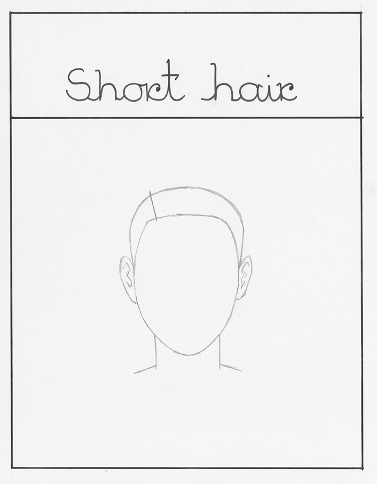 How to Draw Short Hair