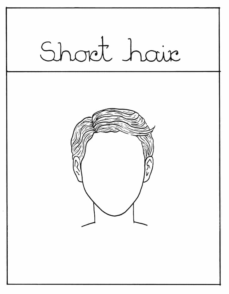 How to Draw Short Hair