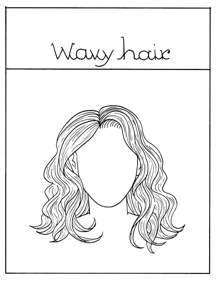How to Draw Wavy Hair