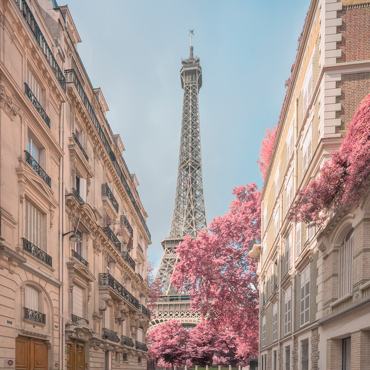 Eiffel Tower in Infrared