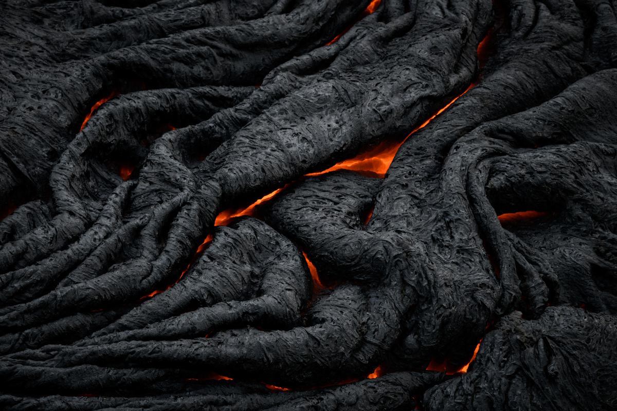 Close Up of Lava by Jan Erik Waider